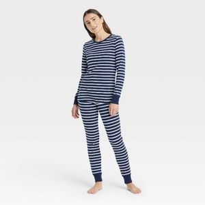 Women's Striped 100% Cotton Matching Family Pajama Set